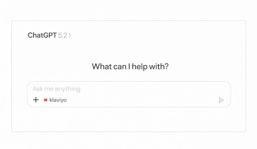 Klaviyo app in ChatGPT