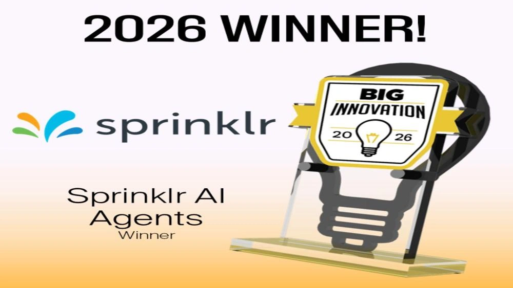 Sprinklr Named Winner in the 2026 BIG Innovation Awards