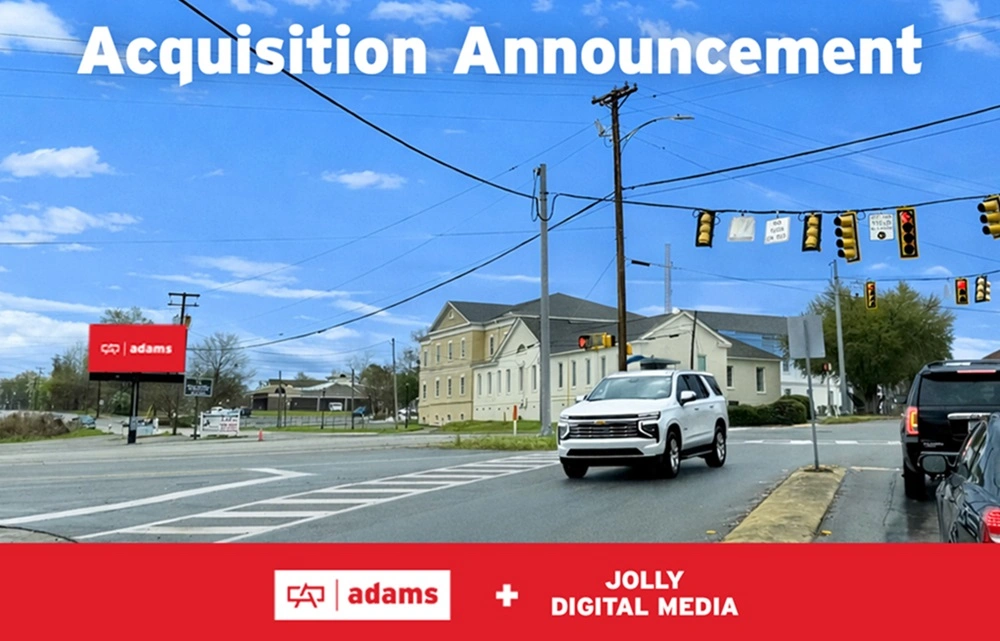 Jolly digital media south carolina billboards acquisition adams outdoor advertising