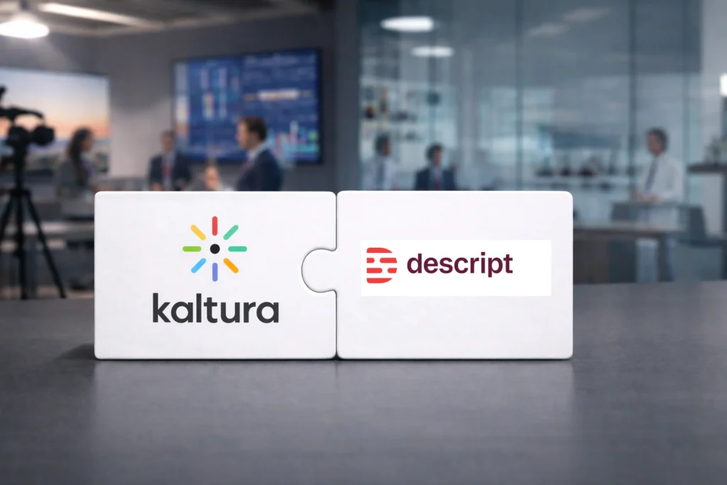Kaltura and Descript Partner