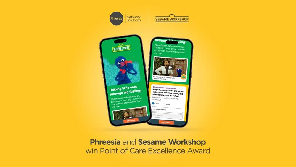 Phreesia, Sesame Workshop Honored with Point of Care Excellence Award