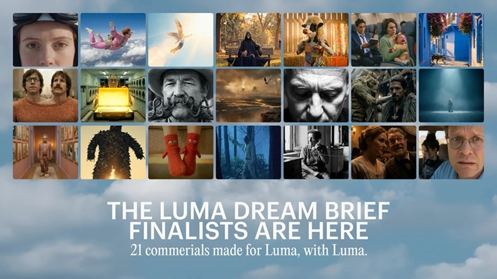 Luma Submits 21 AI-Generated Finalists