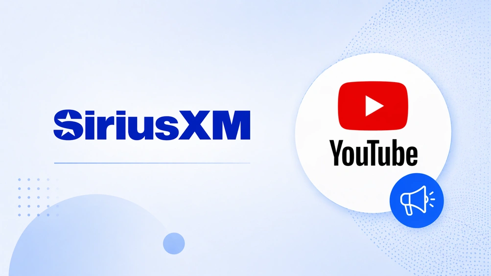 SiriusXM Media Becomes Exclusive Audio Advertising Representative for YouTube