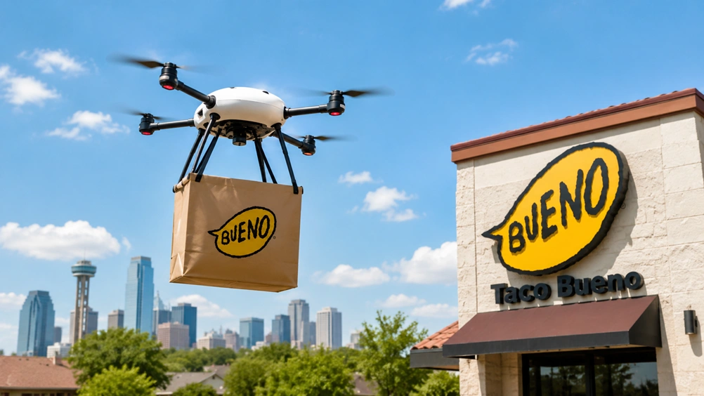 Taco Bueno Launches Drone Delivery in North Texas