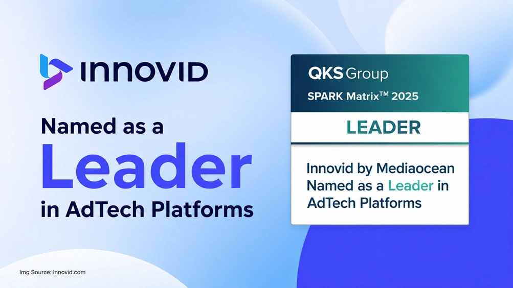 Innovid by Mediaocean Positioned as a Leader in the SPARK Matrix™ AdTech Platform, 2026 by QKS Group