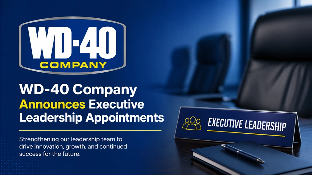 WD-40 Company Announces Executive Leadership Appointments