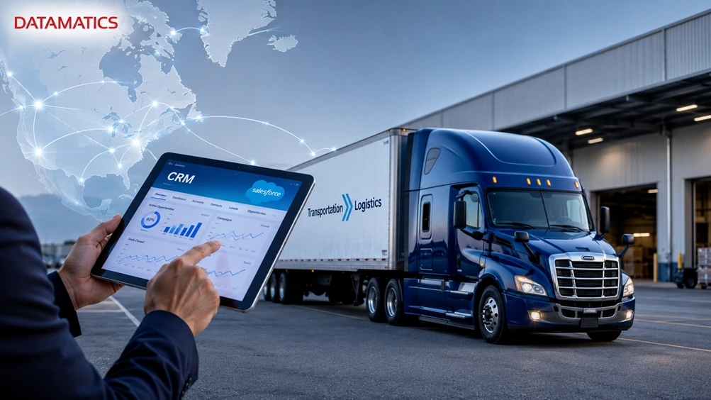 A Leading North American Transportation and Logistics Provider Selects Datamatics to Implement Salesforce CRM
