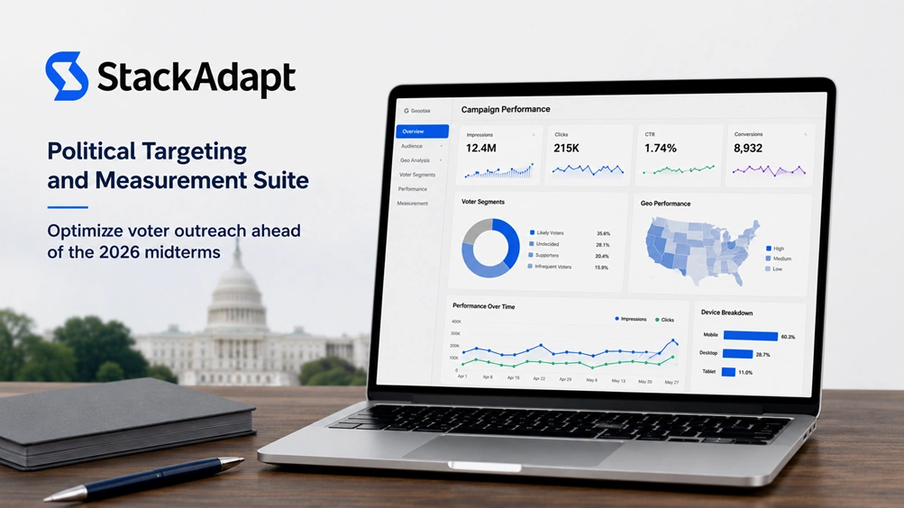 StackAdapt Launches Political Targeting and Measurement Suite