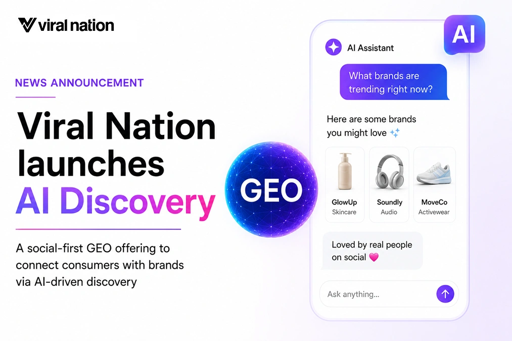 Viral Nation launches AI Discovery a social-first GEO